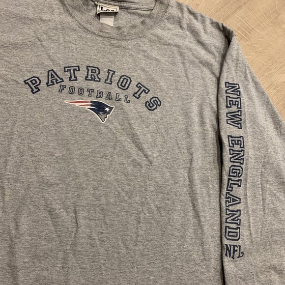 Vintage Y2K Lee Sport NFL New England Patriots Long Sleeve T-Shirt Men’s Large L - Picture 2 of 6